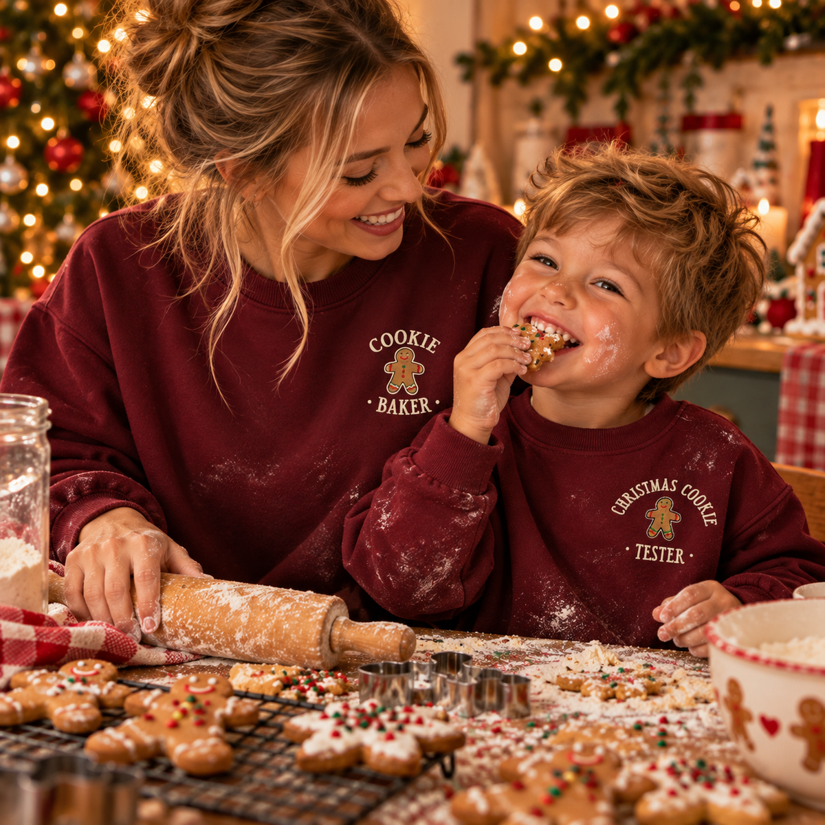 Christmas cookie tester KIDS Sweatshirt