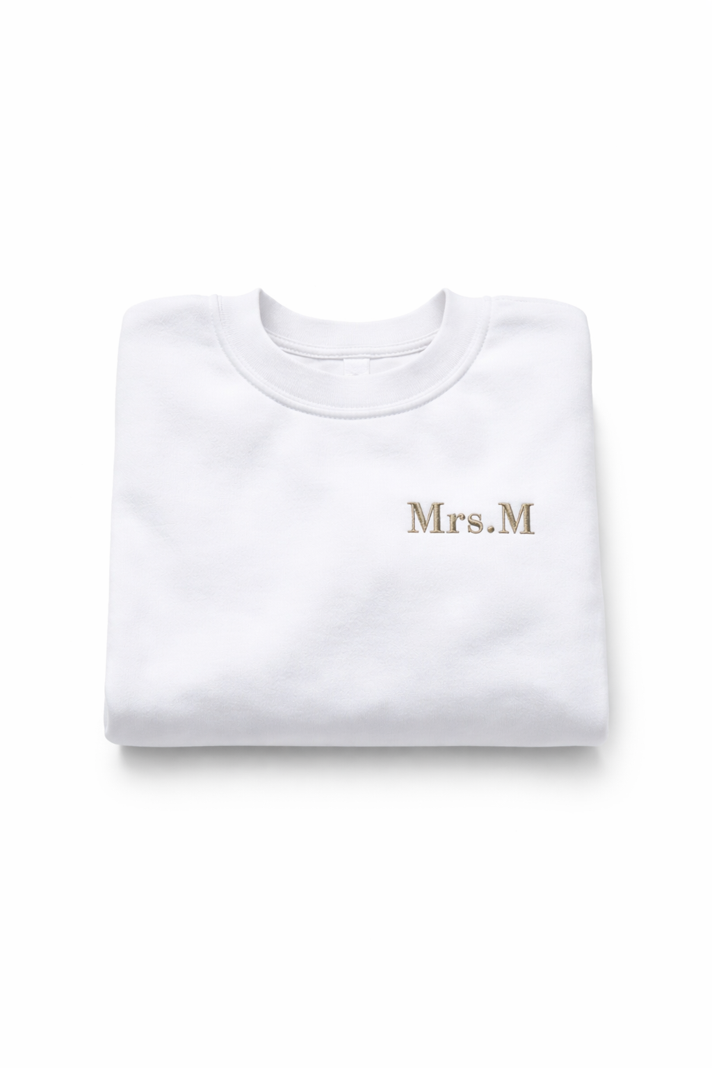 Personalised wifey back detail sweatshirt