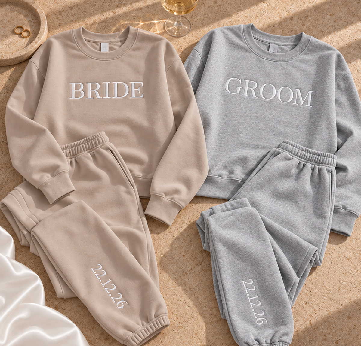 Fully customisable embroidered unisex tracksuit