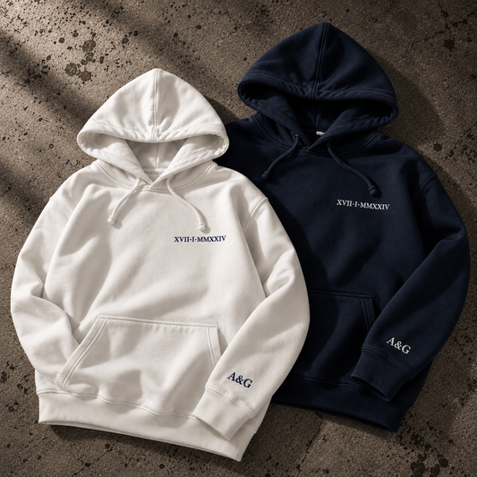 Personalised Roman Numeral Clothing