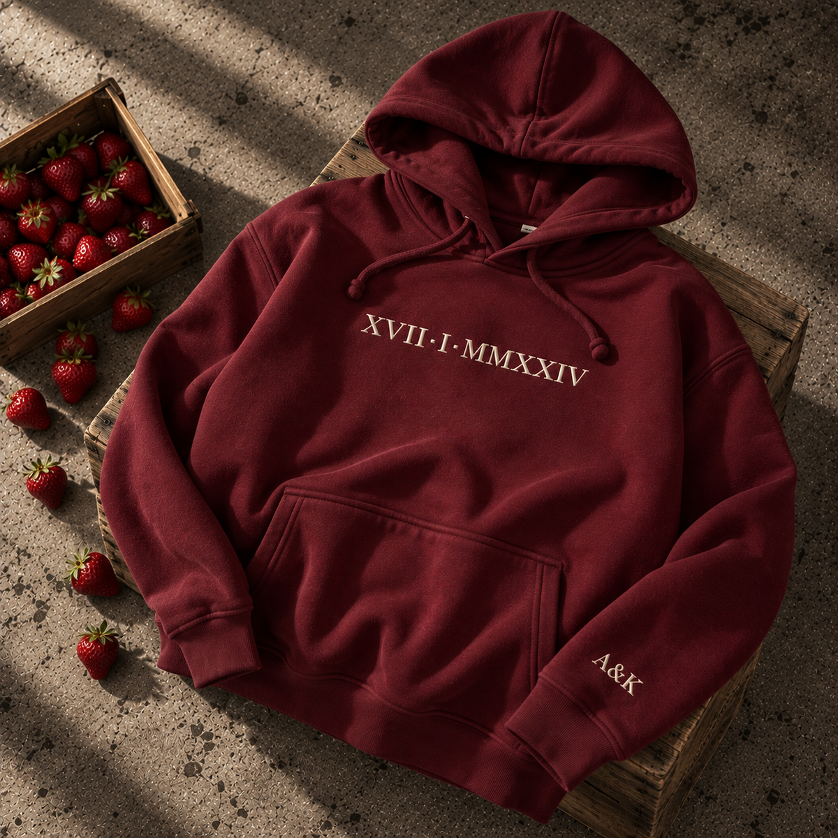 Personalised Roman Numeral Clothing