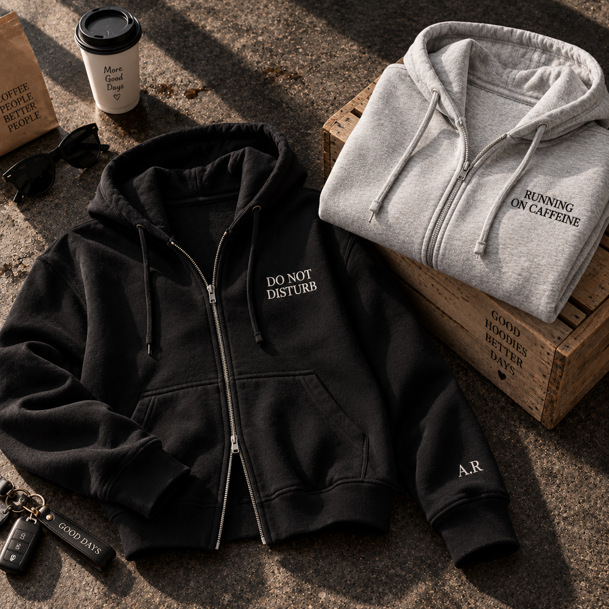 Design Your Own zip up hoodie