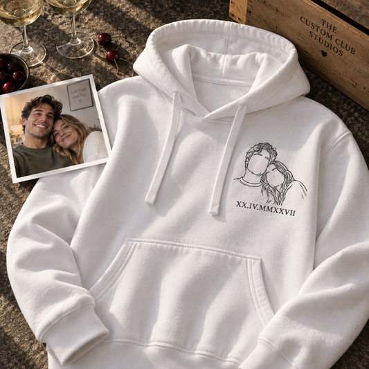 Photo outline tshirt sweater hoodie or zip up hoodie