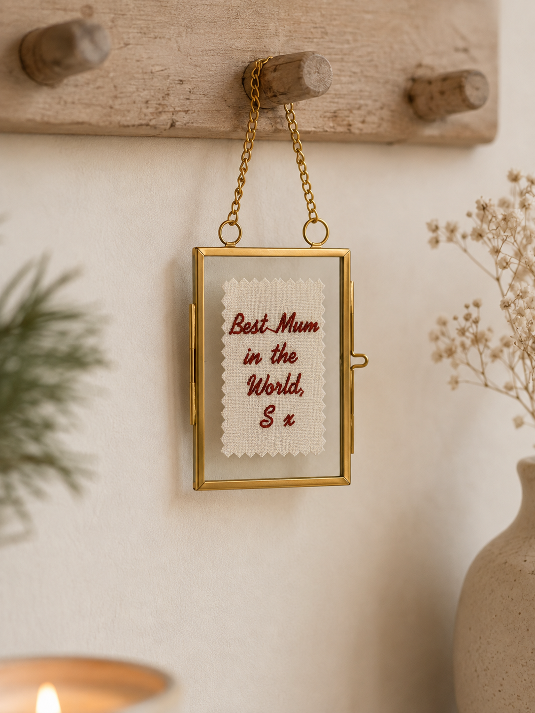 Personalised mini hanging frames / decoration