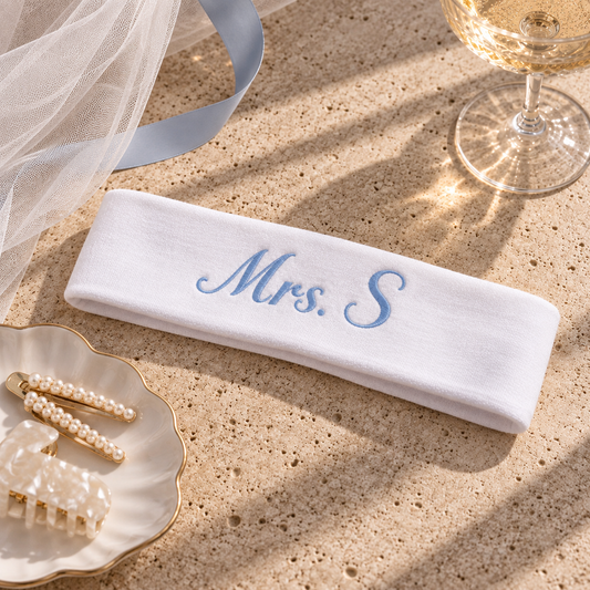 Personalised bridal headband