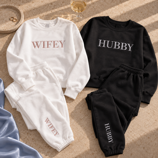 Fully customisable embroidered unisex tracksuit