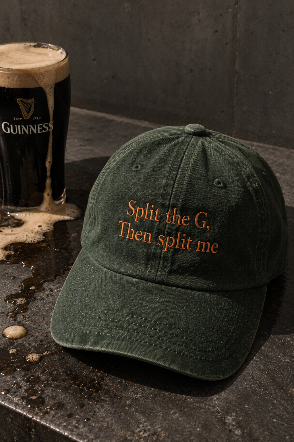Custom cap with slogan (choose any slogan)