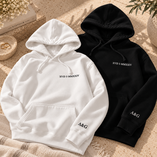 Roman numeral wedding / anniversary tshirt sweatshirt or hoodie