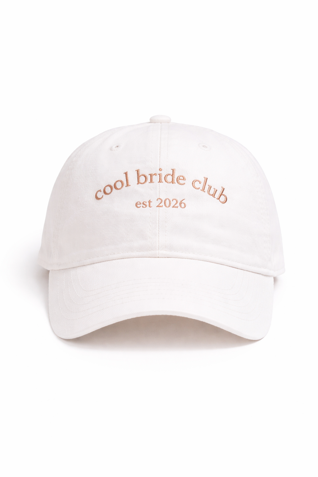 Cool bride club personalised cap