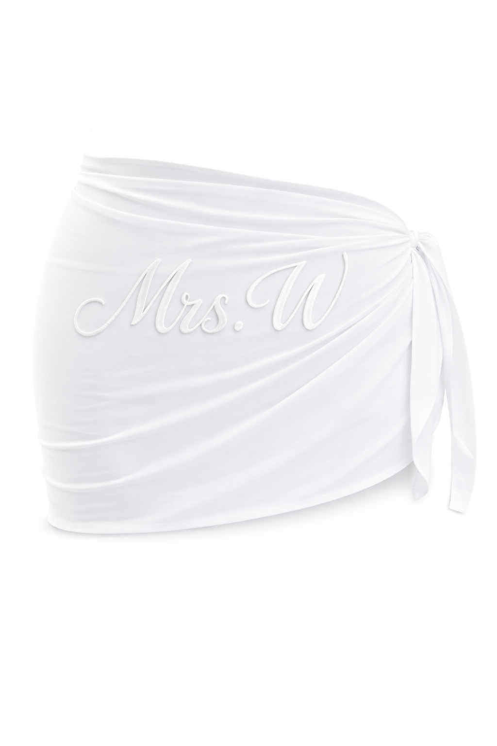 Personalised embroidered sarong