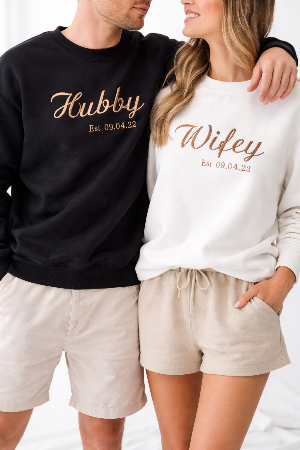 Scripted personalised unisex sweatshirt or hoodie