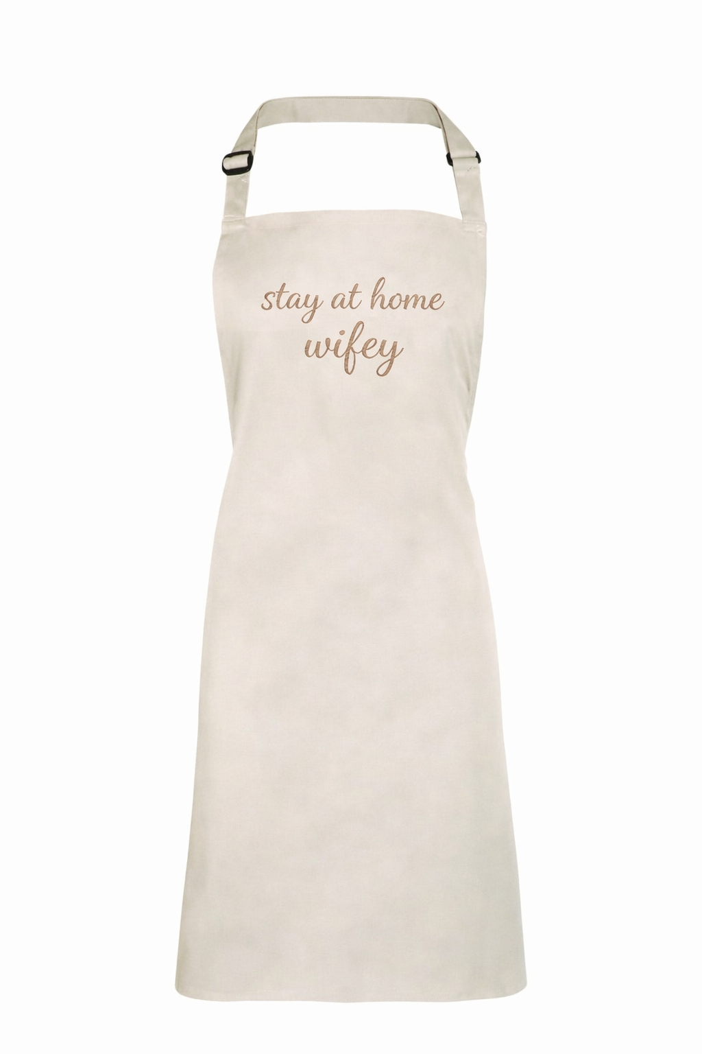 Personalised embroidered bridal apron