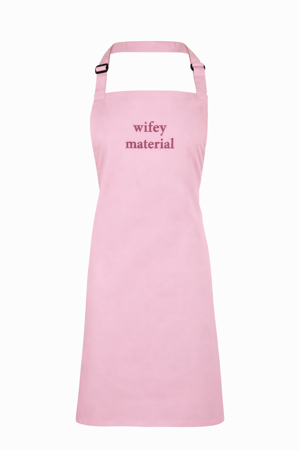Personalised embroidered bridal apron