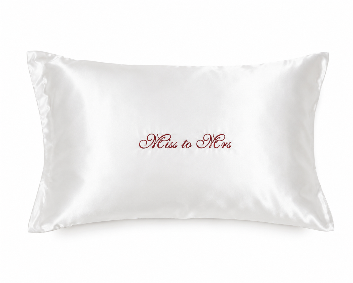 personalised satin pillowcase