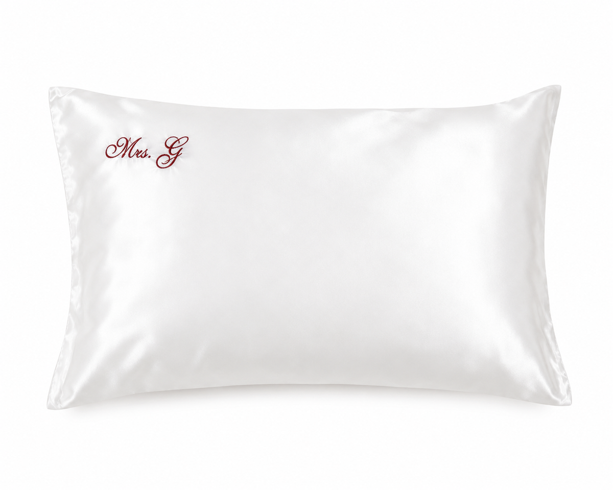 personalised satin pillowcase