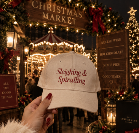 Personalised Christmas slogan caps