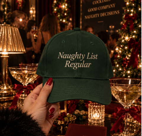 Personalised Christmas slogan caps