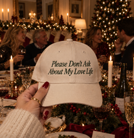 Personalised Christmas slogan caps